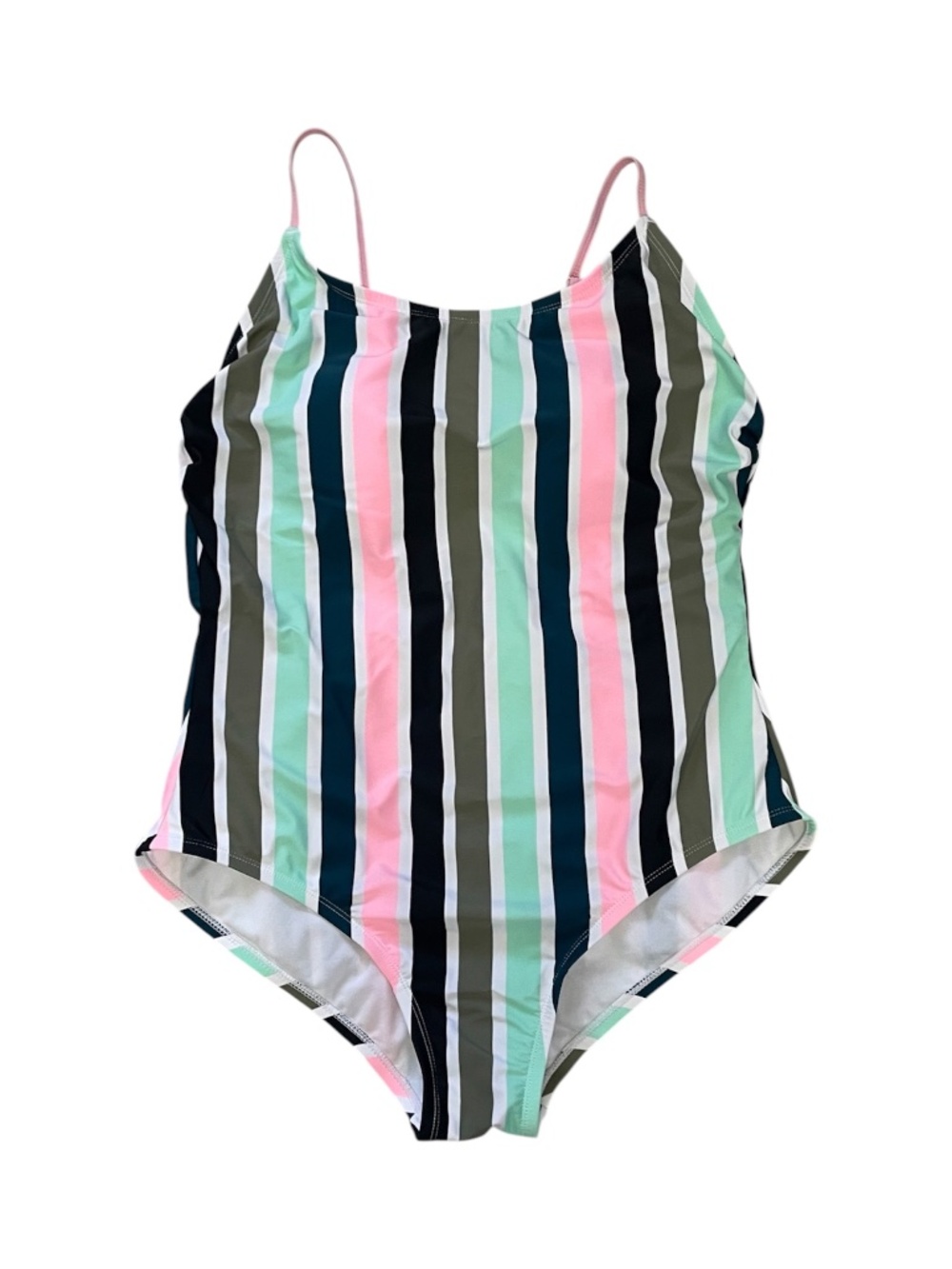 Trandsetter One Piece Striped Bathing Suit